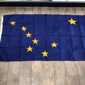 Vintage Alaska State Flag.